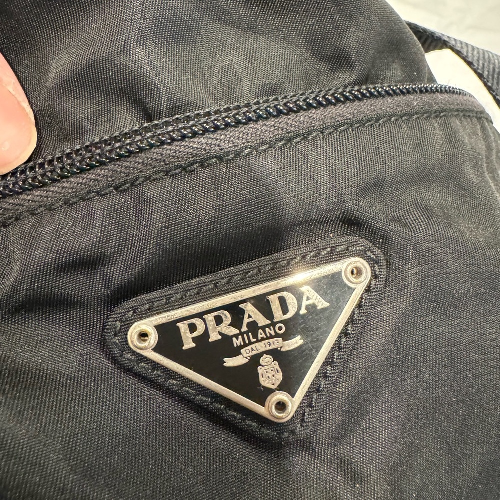Prada Black Nylon Shoulder Tote - Picture 12 of 14